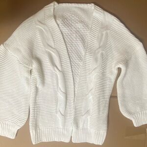 Source Unknown Elegant Cream Cardigan